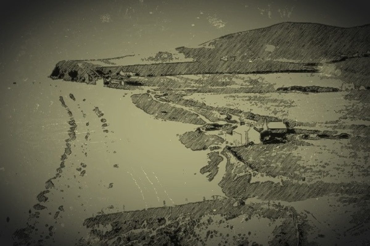 Clarach History shoreline Ceredigion